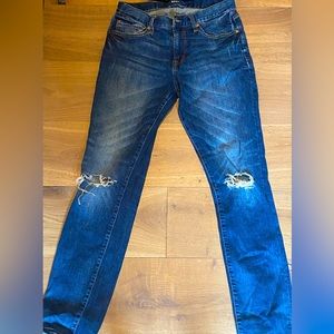 Aeropostale Ripped Athletic Skinny Jeans Men